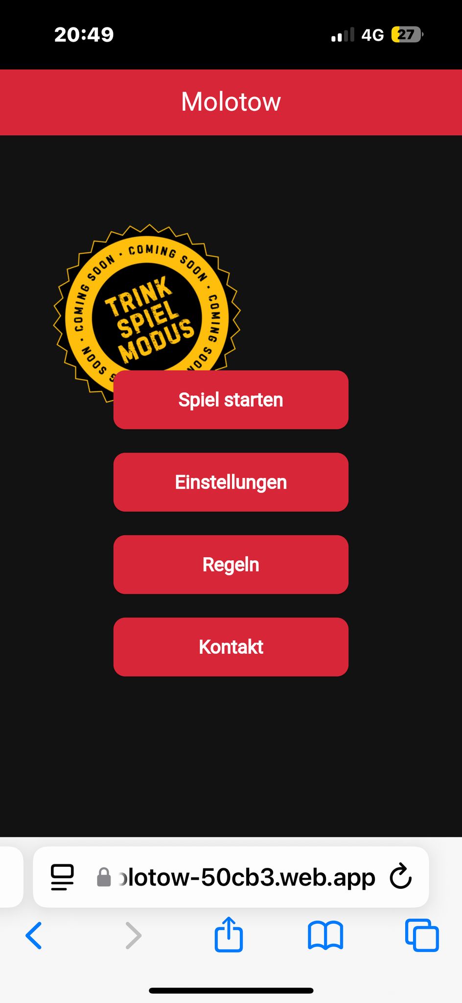 Safari öffnen